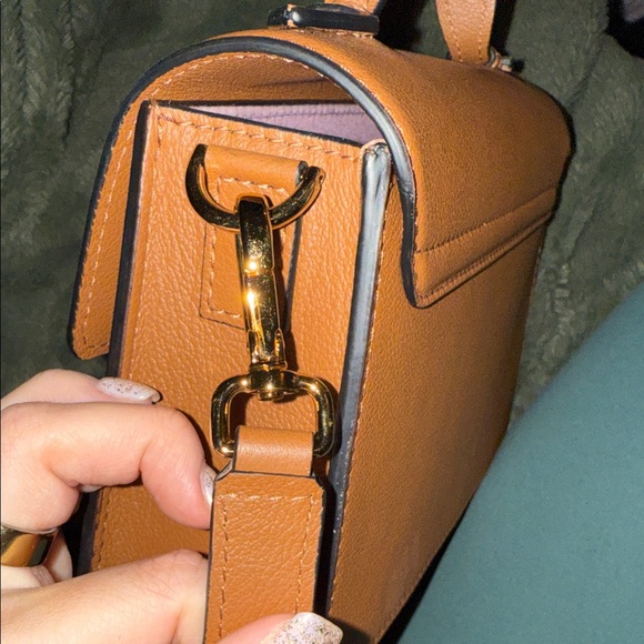 Versace Tan Crossbody Bag with Medusa Emblem - Picture 12 of 14